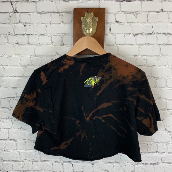 Selena Racing Bleached Crop Top - Picture 3 of 3